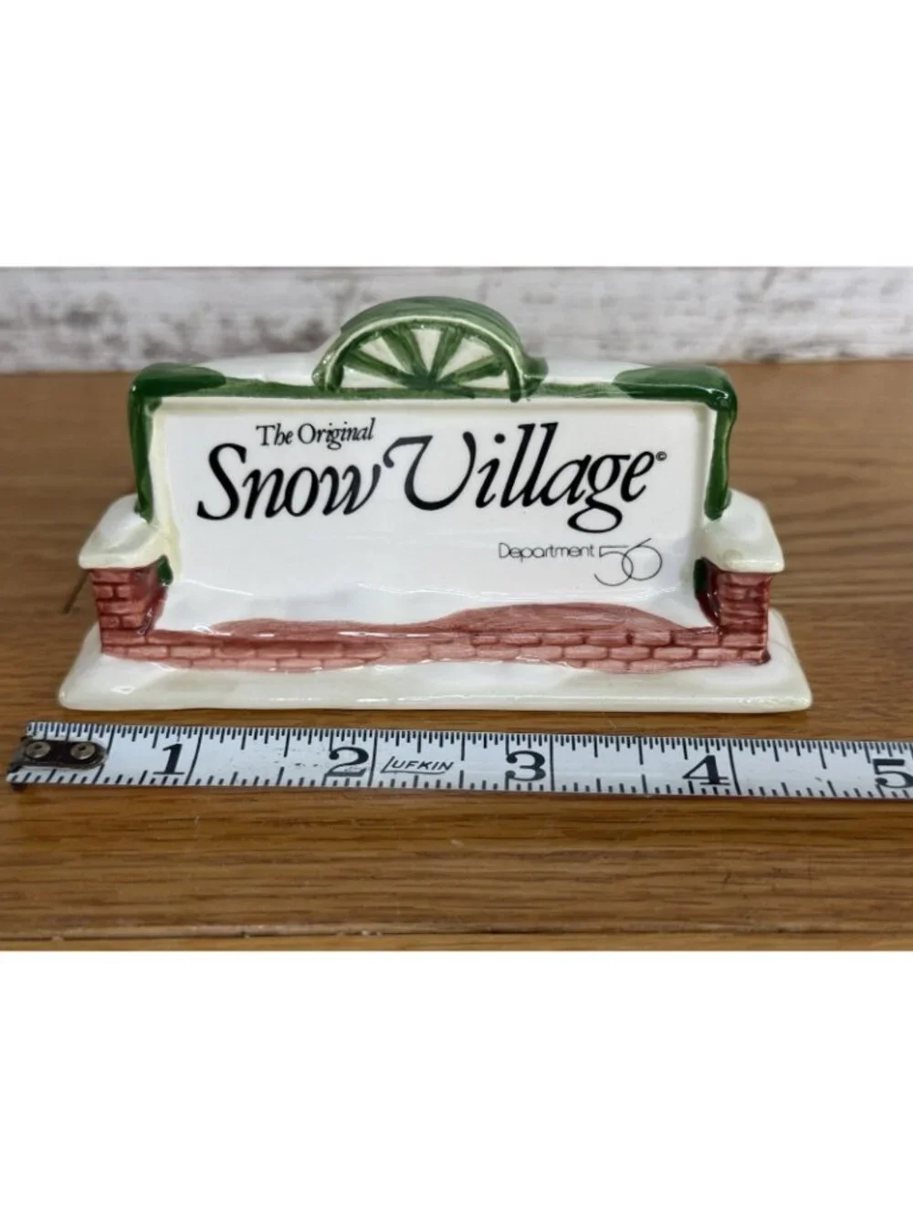 Department 56 The Original Snow Village 1977-1988 Promotional Sign